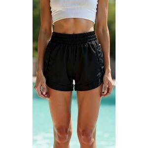 ACTA Running Shorts‎ Womens Size Medium Navy 2-in-1 High Rise Pockets